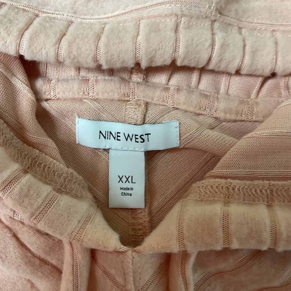 Nine West Womens Size XXL Long Sleeve Cozy Tunic Pink Hoodie - Picture 3 of 10